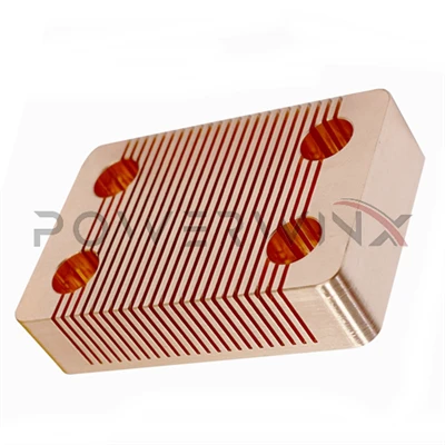 CNC Machined Copper Heat Sink